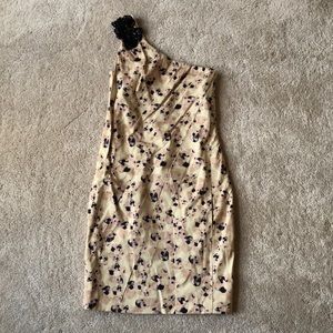 NWOT Vera Wang Lavender Label One Shoulder Dress